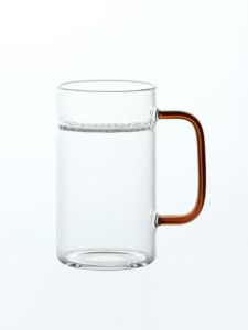 Thickened Moon Tooth Green Tea Cup Handmade Glass Heat Resistant Filter Convenient for Home And Office Use New Product