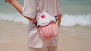 zoyzoii กระเป๋าสะพายข้างเด็ก B39 Mushroom Series   น้ําหนักเบา