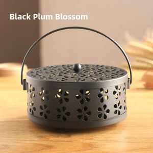 Home Essential Stainless Steel Mosquito Coil Burner with Lid And Ash Tray Cat Claw Design Safe And Practical Household Use