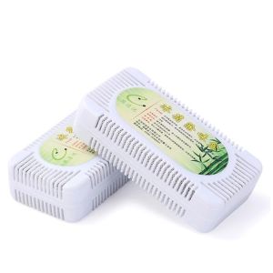 HK.1pcs Refrigerator odor removal box Deodorizing bag Wardrobe bathroom indoor odor removal box Bamboo charcoal deodorization box