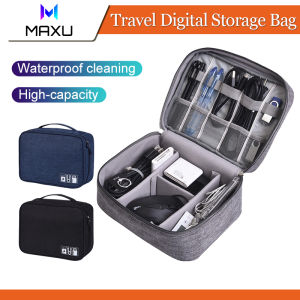 Electronic Organizer Travel Digital Storage Bag Portable Charger Cable Power Bank Earphone USB Gadget Pouch Kit Case