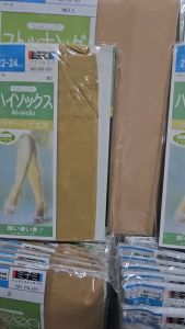 BELLINO - Stocking Selutut Sheleg Wanita Tipis Transparan Kaos Kaki Stoking Panjang Selutut Cewek Lutut Betis SPG