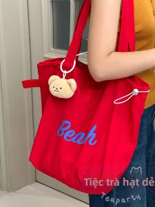KDMILD | Túi Xách Tote Phong Cách Trẻ Trung Ins Wind Cho Sinh Viên Đi Học