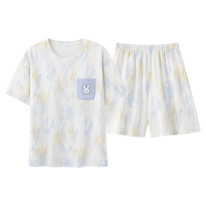 Bộ đồ ngủ MiiOW Cat Person cho nữ làm bằng cotton thoải mái  in họa tiết