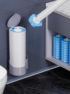 KEKESHANGJIA | Wall-Mountable Toilet Brush with Replaceable Heads