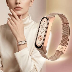 Milanese Metal Strap For Xiaomi Mi Band 6 5 4 3 Smart Bracelet Replacement Wristband For Miband 4 5 6 Correa Mi Band Accessories