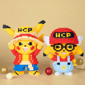 ​5600pcs Pokemon Melody Big Size Cute Cartoon DIY Toys For Girls Building Blocks Home Decor Birthday