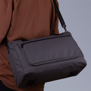 Mens Large Capacity Travel Bag Commuting Shoulder Bag Suitcase Cover Business Trip Casual Handbag Polyester Material