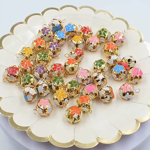 Vòng cổ cho Chó Mèo nhỏ gắn nhiều chuông lục lạc họa tiết bông hoa (mẫu mới) - Love Pets Shop