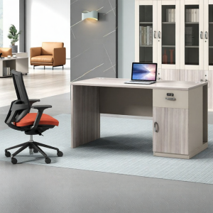 Simple Wooden Single Person Office Desk