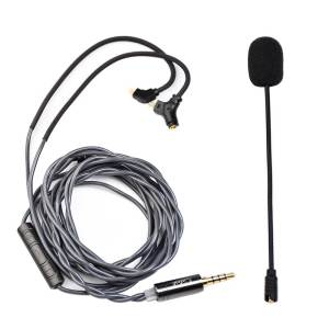 Kinera Celest Ruyi Earphone Cable With Detachable Boom Microphone IEMs Audio Pickup Gaming Esports Livestreaming Mic Headset