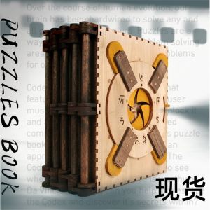 Da Vinci Code Puzzle High Difficulty Three-Dimensional Assembly Toy Mechanism Unlocking Box Cognitive Skills Educational Toy