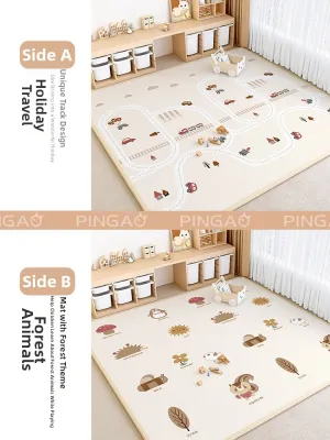 PINGAO | Non-Toxic Safe Thick Baby Crawl Mat