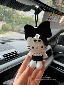 Mặt Dây Chuyền Hellokitty Cat Mirror Decorative Doll Interior Car Decor Small Fragrance Style Hanging Ornament Bé Gáis New Car Gift