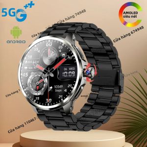 Đồng Hồ Thông Minh Goldenspike HiSportPro 32GB + 256GB 4G/5G LTE Camera HD Quay Vòng GPS WiFi Bluetooth Cho iOS Android Theo Dõi Sức Khỏe Máy Đo Nhịp Tim