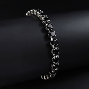 2024 New Arrival Fashion Unique Design Light Black Bracelet Bangle for Women Valentines Day Gift S5787-black