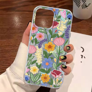 Blue Rose Flower Girls Phone Case For Xiaomi Redmi 15C 14C 13C A3 A1 A2 9A A5 9C Note 15 14 13 12 11 10 11S 10S 8 9 Pro 5G Cover