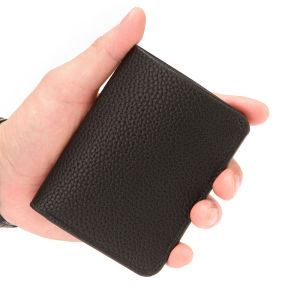 Ultra Slim PU Leather Wallet ID Display Card Holder