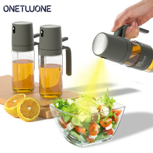 Onetwone galss oil sprayer 250ml Olive Oil Bottle High Borosilicate Glass Oil Sprayer Mister Oil Dispenser for Air Fryer BBQ tool