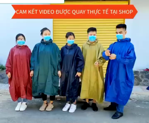 Áo Mưa (Bít Màu) Vải Dù Ngưới Lớn. 1M2 Dưới 1M65 và 1M4 Cao Trên 1M65. LMS