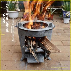 HUAYASEN | Cast Iron Multi-functional Fireplace Furnace