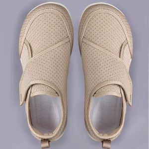 Lesvago ศัลยกรรมกระดูกสำหรับรองเท้าโรคเบาหวานผู้ชายหรือผู้หญิงรองเท้าลำลองเดินบวมที่นิ้วหัวแม่เท้ากว้างรองเท้าใส่เดินสูงอายุปรับความนุ่มสบาย