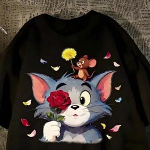 XIBAIYI | Áo Thun Tay Ngắn Cotton Phong Cách Nhật Cổ Điển Size XL