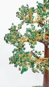 [ Woosilver ] Cây đá handmade đá Ngoc Cẩm Thạch thô tự nhiên sự thịnh vượng và may mắn - MS17