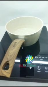 Sauce Pan 18-22cm Tutup Kaca Glass Lid Marble Milk Panci - RCI Mart