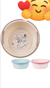 Chậu Thau Viền Việt Nhật 2330/1/2/3/4 Dùng Tắm Rửa Lau Nhà Giặt Đồ - TADAHOME