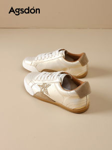 Agsdon | Sparkle Star Design Summer New Model Canvas Shoes