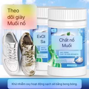 .Bột tẩy trắng đa năng Sinh HọcĐánh Bay Vết Bẩn Khử Vết Ố Vàng Trên Quần Áo Làm Sạch Giày Dép An Toàn Cho Da