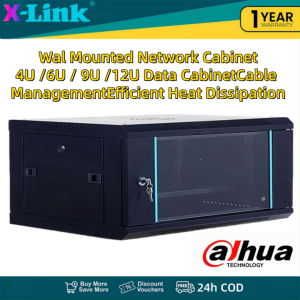 X-LINK Network Cabinet 4U | 6U | 9U |12U Data Cabinet | CCTV Cabinet | Wallmounted | Floor Mount