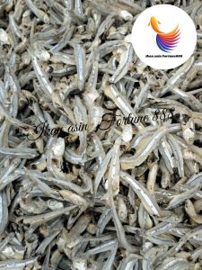 Ikan asin Teri Jengki Bulat Rebus ( ada kepala ) Super