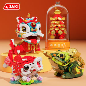 Jaki | Tượng Múa Lân May Mắn Bằng Khối Xây Dựng