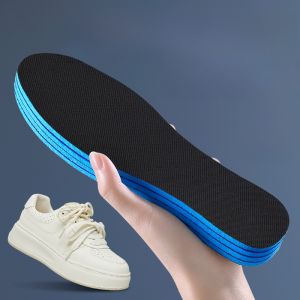 LINGMIAO | แผ่นรองในรองเท้าสำหรับผู้ชาย ดูดซับเหงื่อ ป้องกันกลิ่น ระบายอากาศได้ดี ปราศจากเชื้อจุลินทรีย์ และมีกลิ่นหอม