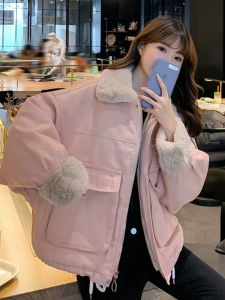 QIANSHUIYIYUN | High-end Counter Premium Chanel-style Jacket New 2023 Autumn Winter Lamb Fleece Coat