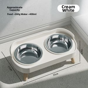 YANXIAOFU | Raised Feeding & Drinking Dog Bowl Stainless Steel