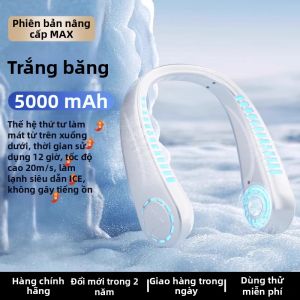 Quạt Mini Cầm Tay USB Siêu Bền Âm Thanh Nhẹ Quạt Treo Cổ Quạt Không Cánh Dùng Trong Nhiều Tình Huống Nguồn Gốc Trung Quốc