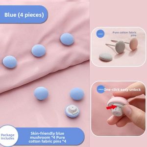 Skin-Friendly Invisible Anti-Loss Detachable Quilt Fastener Home Safety Buckle Reusable Plastic Chinese Style Organizer