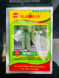 Benih Mentimun Safira F1 dari Agrobas 20gram MANTAB