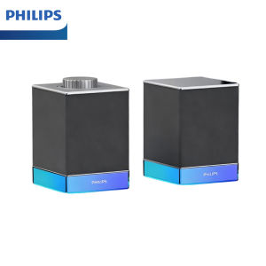 Philips | Philips SPA4209 Bluetooth Speaker Cool Holographic RGB PC Desktop Sound Box For Gaming Undistorted Sound Quality Speakers