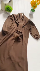 Amie Khayr Official Rumi Set Kids Gamis Anak Perempuan Usia 5Th Sampai 12Th Baju Muslim Lebaran 2025
