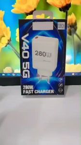 Batok Adapter 280W Fast Charger Untuk VVO V40 5G Batok Casan Hp Universal Fast Charging