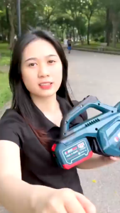 Máy Thổi Bụi / Thổi Lá Dùng Pin BOSHUN BS-RB680 Công Suất Lớn 850W Chỉnh 2 Cấp Tốc Độ 12 Cánh Quạt Gió