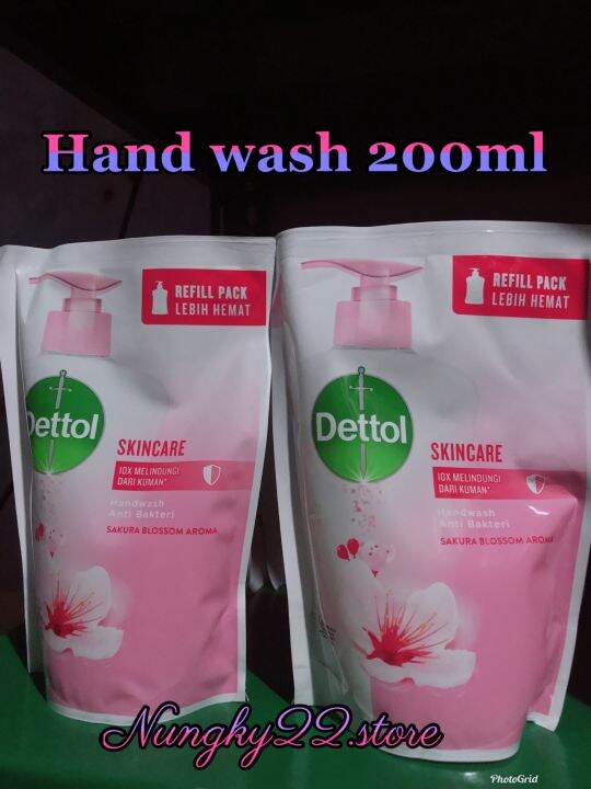 Dettol Hand Wash Sabun Cuci Tangan 200ml Refil Skincare Lazada Indonesia