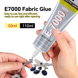 Onisa E7000 Fabric Glue Multi-Purpose Adhesive Glue 50ml/110ml Transparent Soft Glue Highly Sticky