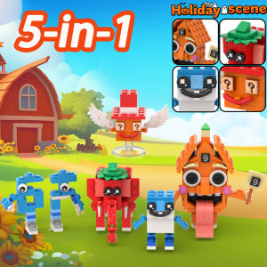 Italian Brainrot 5-in-1 Brainrot 67 Meme Building Blocks Set STEM Construction Toy Creative DIY Brick Decor & Birthday Gift