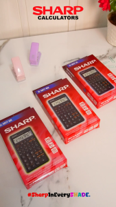 SHARP EL-501T Pocket Scientific Calculator 146 Functions 10+2 Digit 1-Line Display for General Math Algebra Trigonometry Students