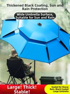 PATGEAR | Sun Protection Water Resistant Durable Multi-function Portable Fishing Umbrella